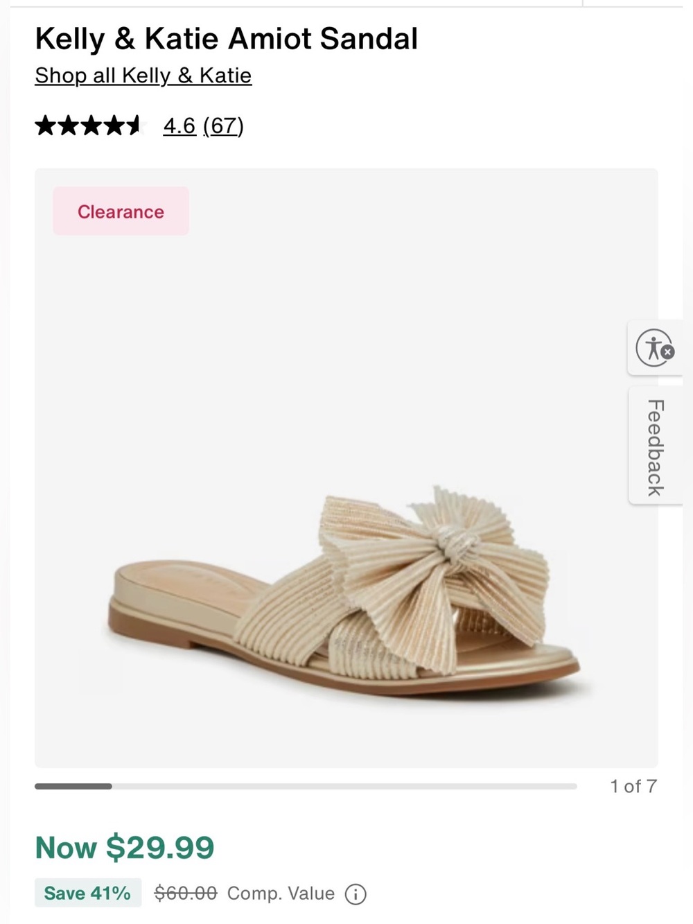 Kelly & Katie Amiot Sandal - Picture 2 of 8